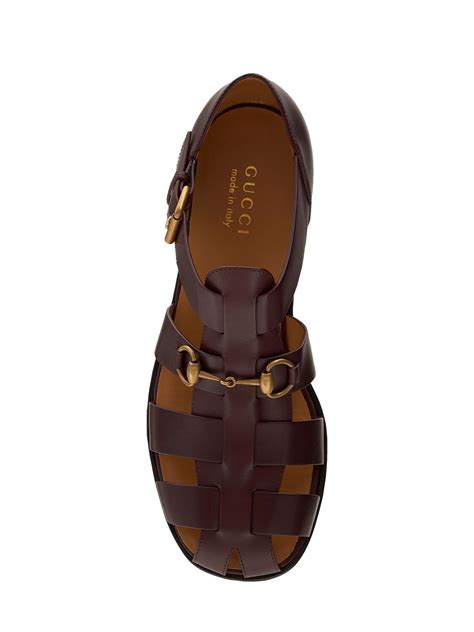 gucci horsebit fisherman sandals|Gucci Horsebit platform sandal.